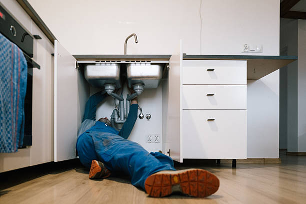 Professional Drain Cleaning technician working in Weimar, TX
